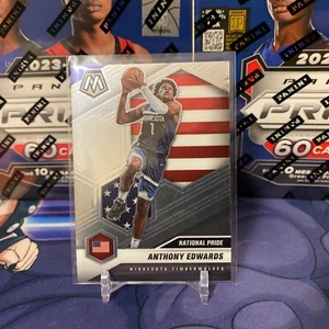 Anthony Edwards 2020-21 Panini Mosaic National Pride Rookie Card RC #252 - Bild 1 von 2