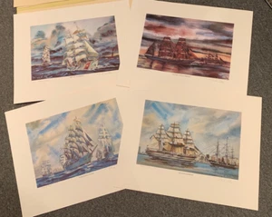 Thomas S. Baker Set Litografia Firmato 1976 Spedizioni Alte Stampa Arte #ed Boston Vintage - Foto 1 di 13
