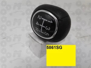 Pomello leva cambio in finta pelle con cornice cromata Ford Focus MK1 1998-2005 - Picture 1 of 11