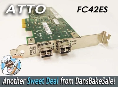 ATTO Technology FC42ES 4GB Dual-Channel PCIe Card  - Image 1 of 4
