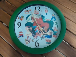 Coca-Cola Santa's Toy Shop Musical Clock - Picture 1 of 1
