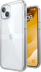 Speck Gemshell Grip Case für iPhone 15 Plus & 14 Plus, Anti-Vergilbung, Klar - Bild 1 von 9
