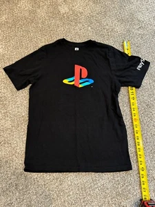 Kids Official Sony PlayStation Game Logo T-Shirt, Black, XXL - Picture 1 of 3