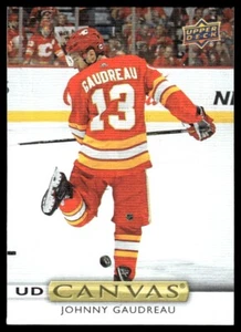 2019-20 Upper Deck UD Canvas Johnny Gaudreau Calgary Flames #C81 - Picture 1 of 2