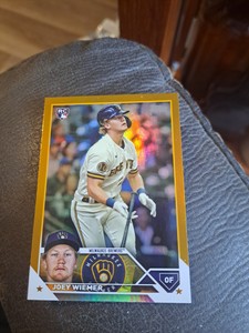 2023 Topps Update JOEY WIEMER Gold Parallel, Rookie Card RC, #'d /2023!