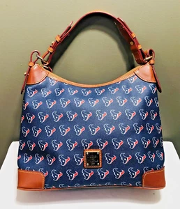 Dooney & Bourke NFL Houston Texans Handbag Erica Large Hobo Shoulder Bag Purse - Picture 1 of 24
