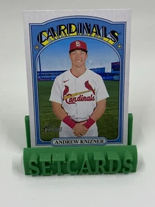 2021 Topps Heritage High Number SP Andrew Knizner #711 Short Print Cardinals - Picture 1 of 2