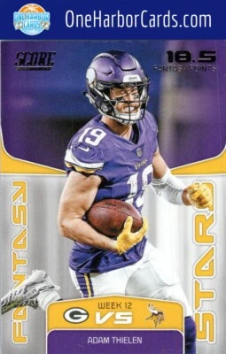 2019 Score Score Minnesota Vikings #FS-12 Adam Thielen - Image 1 of 2