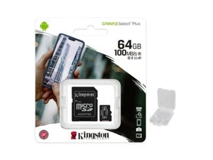 Carte micro SD et adaptateur SD Kingston Canvas Select Plus 64 Go SDCS2/64 Go - Photo 1 sur 12