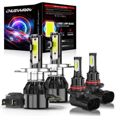 For Toyota Tacoma 2006-2010 4x LED Faros Altos/Bajos + Bombillas Antiniebla - Image 1 of 4