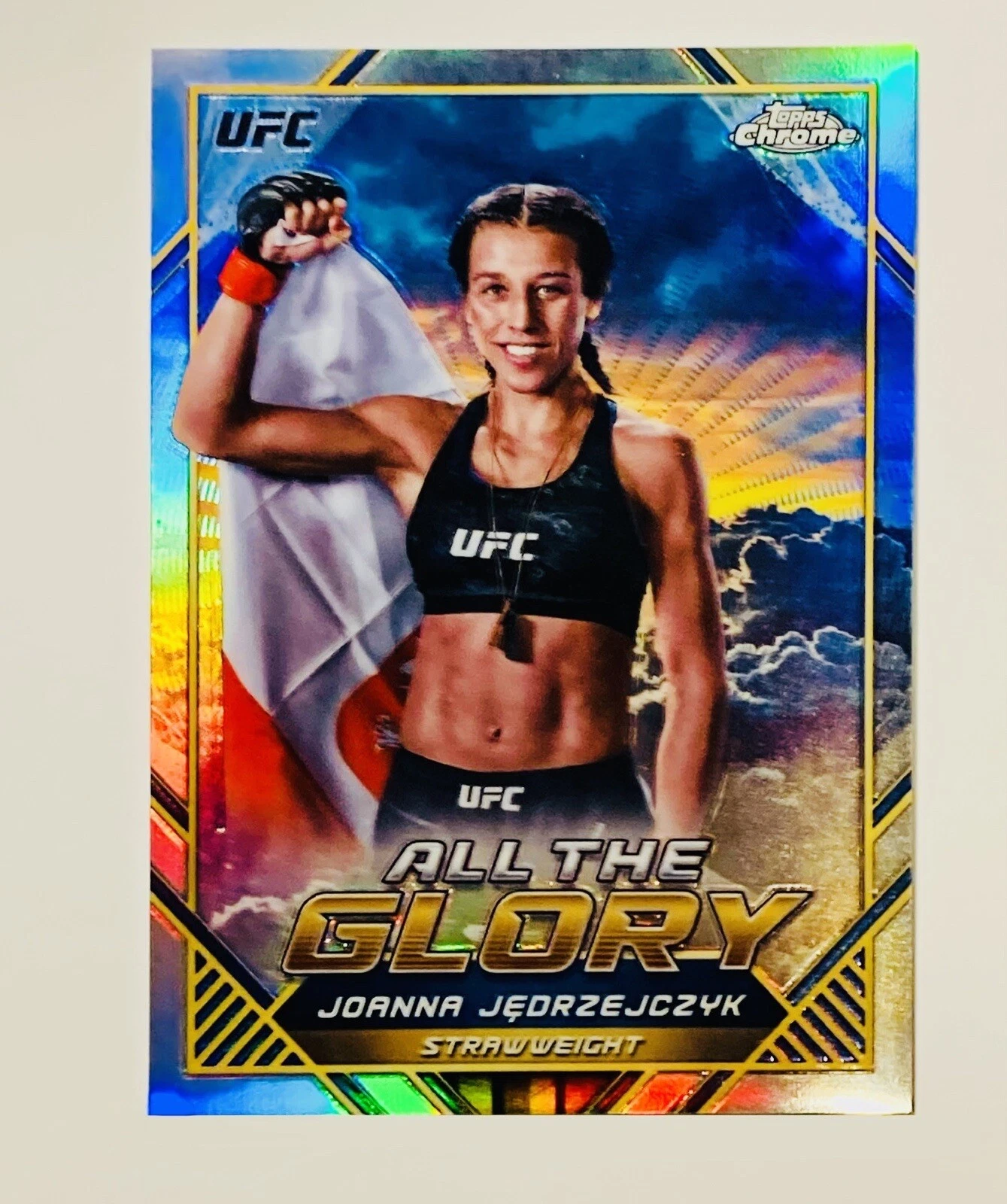 Joanna Jedrzejczyk 2024 Topps Chrome UFC ATG7 All the Glory RAW Price