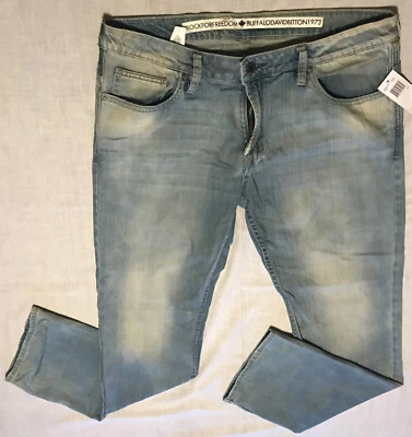 Buffalo David Bitton Six Men's Designer Blue Jeans Size: 37X33 NWD  - Image 1 of 4