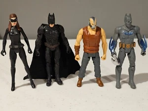 BANE BATMAN CATWOMAN Battle For Gotham City 4 Pack DC Mattel 4" Action Figure - Picture 1 of 2