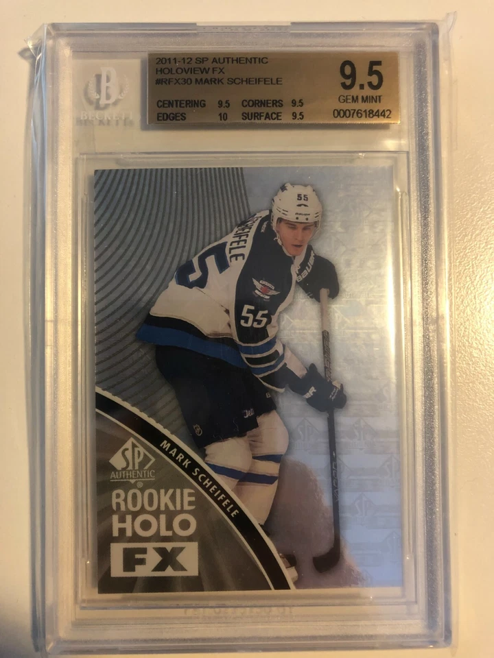11-12 SPA SP Authentic Rookie Holo FX RC #RFX30 MARK SCHEIFELE Graded BGS 9.5 - Image 1 of 1