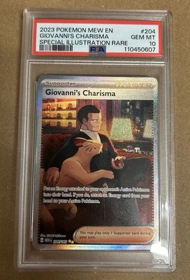 PSA 10 Giovanni’s Charisma 204 Special Illustration Rare 151 Free Shipping C - Image 1 of 3