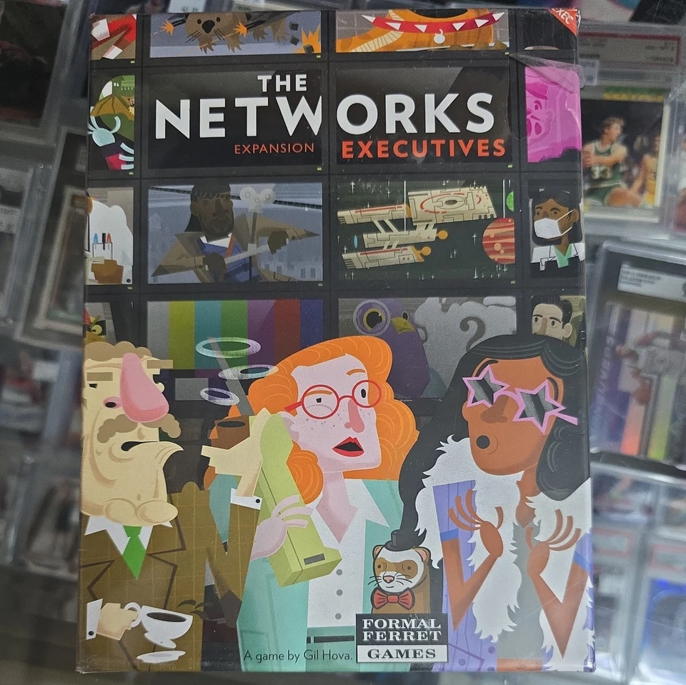 The Networks Executives Board Game Expansion Formal Ferret Games Ffanetw03