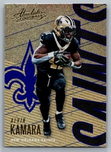 Alvin Kamara #69, Spectrum Blue, New Orleans Saints, 2018 Panini Absolute - Picture 1 of 2