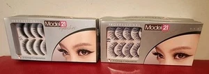 Professional Model 21 Eyelashes V- Group Corporation 24N (2pks) & 19 (2pks) - Picture 1 of 10
