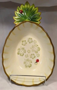 Temptations Oval Copa Ananas Ofengeschirr von Tara PPP-SQ-791006 1,5 Quart Handschmerzen - Bild 1 von 6