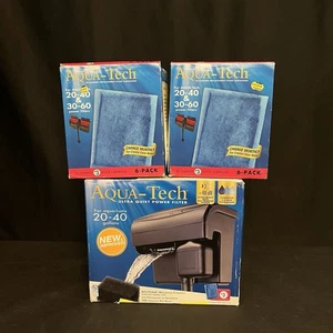 Aqua-Tech Ultra Quiet Power Filter, For Aquariums 20-40 Gallons Plus 15 Filters - Picture 1 of 5