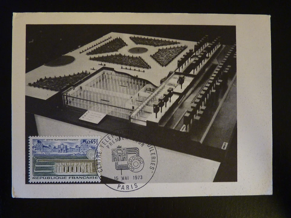 France Premier Day FDC Yvert 1750 Centre Telephone 0,45F Paris - Image 1 of 1