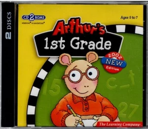 Arthurs 1st Grade Pc Brand New Win10 8 7 XP 2 Cd Roms Reading Math Logic More - Picture 1 of 2