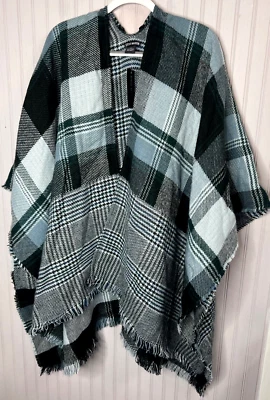 Steve Madden женщин надежном OSFM 3 X 4 X дизайнерский синий клетку большого размера легкий уход новый - Изображение 1 из 4