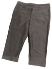 Rick Owens Dark Dust Cotton / Silk Drop Crotch Cropped Pants Size 54