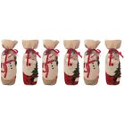  3 Pack Weihnachtsflaschen-Set Weihnachtsmann-Dekoration Schmcken