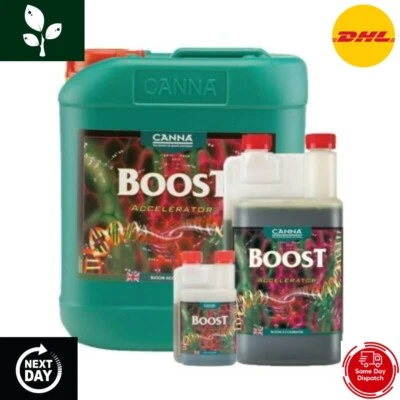 Canna Boost Accelerator 250ml 1L 5L 10L Hydroponic Nutrient Flowering Stimulator - Image 1 of 4
