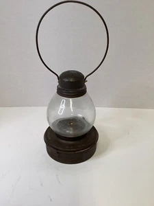 Antike Eisenbahn Laterne Embury Batteriebetrieb Warschau NY USA 13" - Bild 1 von 3