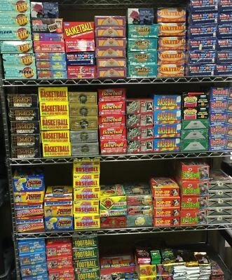 100 Unopened Vintage NFL Football Cards in factory Sealed Wax Packs - Image 1 of 4