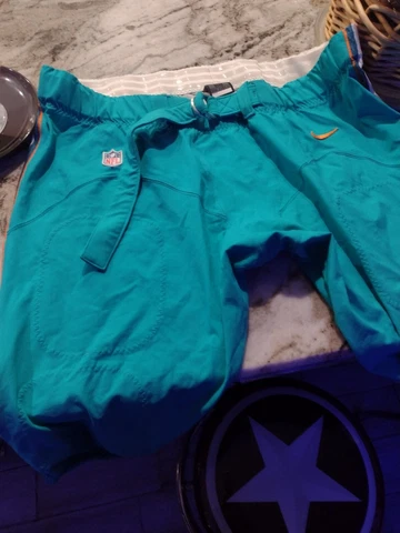 MIAMI DOLPHINS TEAM ISSUED/GAME USED TEAL NIKE PANTS 2014-2017 SEASON ALL SIZES! Cover