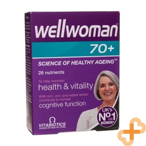 VITABIOTICS WELLWOMAN 70+ 30 Tablets To Help Maintain Health and Vitality - Picture 1 of 24