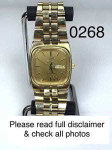 Vintage Omega Constellation Gold Filled Quartz Watch New Battery & Warranty. - Picture 1 of 10