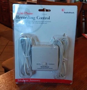 RadioShack Multiteléfono Control de Grabación 43-1236 Grabadora Telefónica Nueva - Imagen 1 de 4