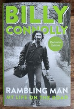 BILLY CONNOLLY - RAMBLING MAN  NEW HARDBACK BOOK /FIRST EXCLUSIVE ED / SIGNED