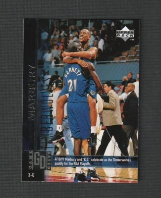 1997-98 Upper Deck Stephon Marbury #255 Minnesota Timberwolves - Image 1 of 2