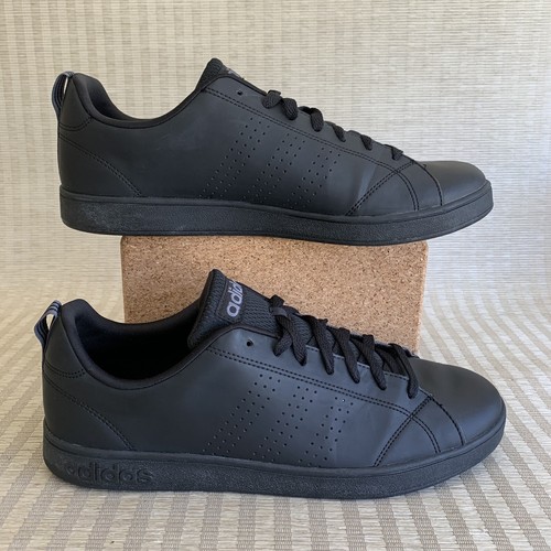 Scarpe sneakers Adidas Advantage Clean VS uomo taglia 12 triple nere F99253