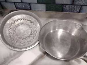 Vintage Wagner Ware Sidney #568 Chicken Fryer No 8 Drip Drop lid Skillet Cover - Picture 1 of 9