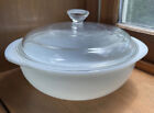 Pyrex White Round Casserole Dish Vintage 1 Qt #023 Clear Pyrex #623C