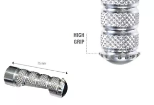 LighTech HighGrip Fixed Footpeg - Picture 1 of 1