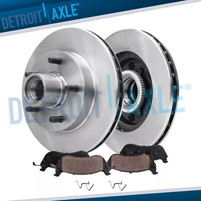 2WD Front Disc Rotor Ceramic Brake Pad for Chevy Blazer S10 Sonoma Jimmy Hombre - Image 1 of 4