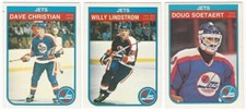 10 1982-83 OPC HOCKEY WINNIPEG JETS CARDS (CHRISTIAN/LINDSTROM+++)