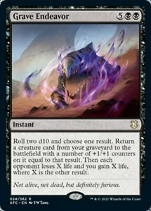 MTG - Grave Endeavor (AFC) - Picture 1 of 1