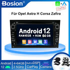 9" Android12 Radio samochodowe do Opel Astra H Corsa Zafira DVD GPS Nawigacja Carplay 4 + 64GB