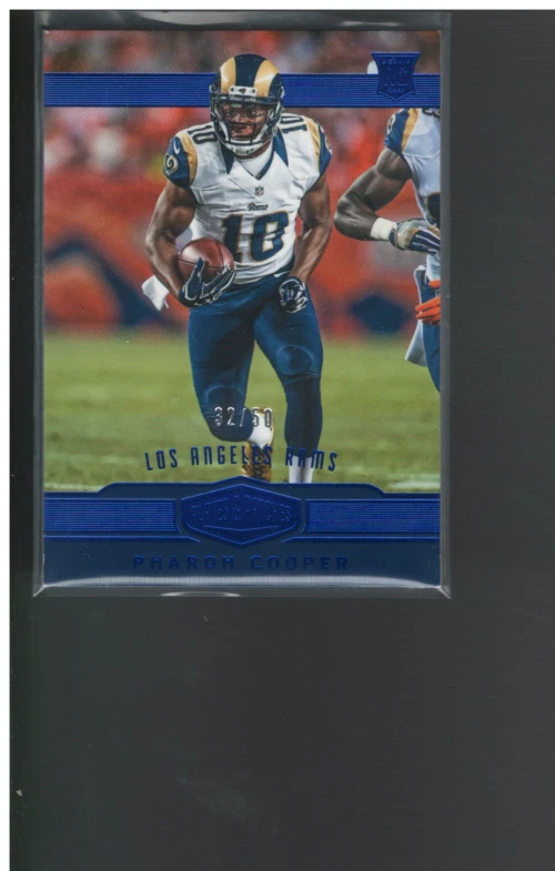 B3196- 2016 Panini Plates and Patches Blue #162 Pharoh Cooper /50 - NM-MT - Image 1 of 2