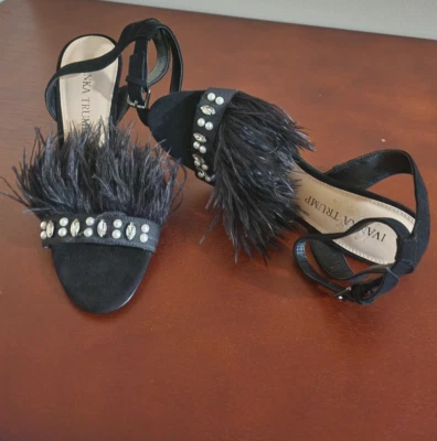 Ivanka Trump Sandalias Tacón Mujer Negro 5.5 Foto 1 de 4