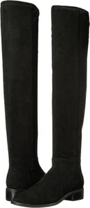 NEW - FRANCO SARTO Women's BAILEY Black FAUX-SUEDE Over The Knee BOOT - 7.5 M - Picture 1 of 7