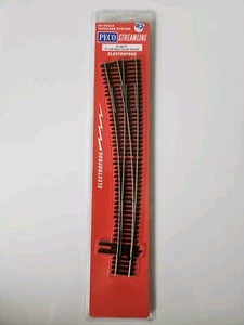 Peco SL-E8377 #7 Left Hand Curved Turnout HO Scale 83 Line - Picture 1 of 1